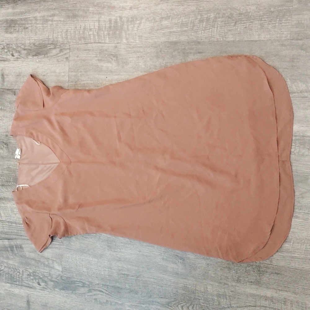 Satin Mauve Top